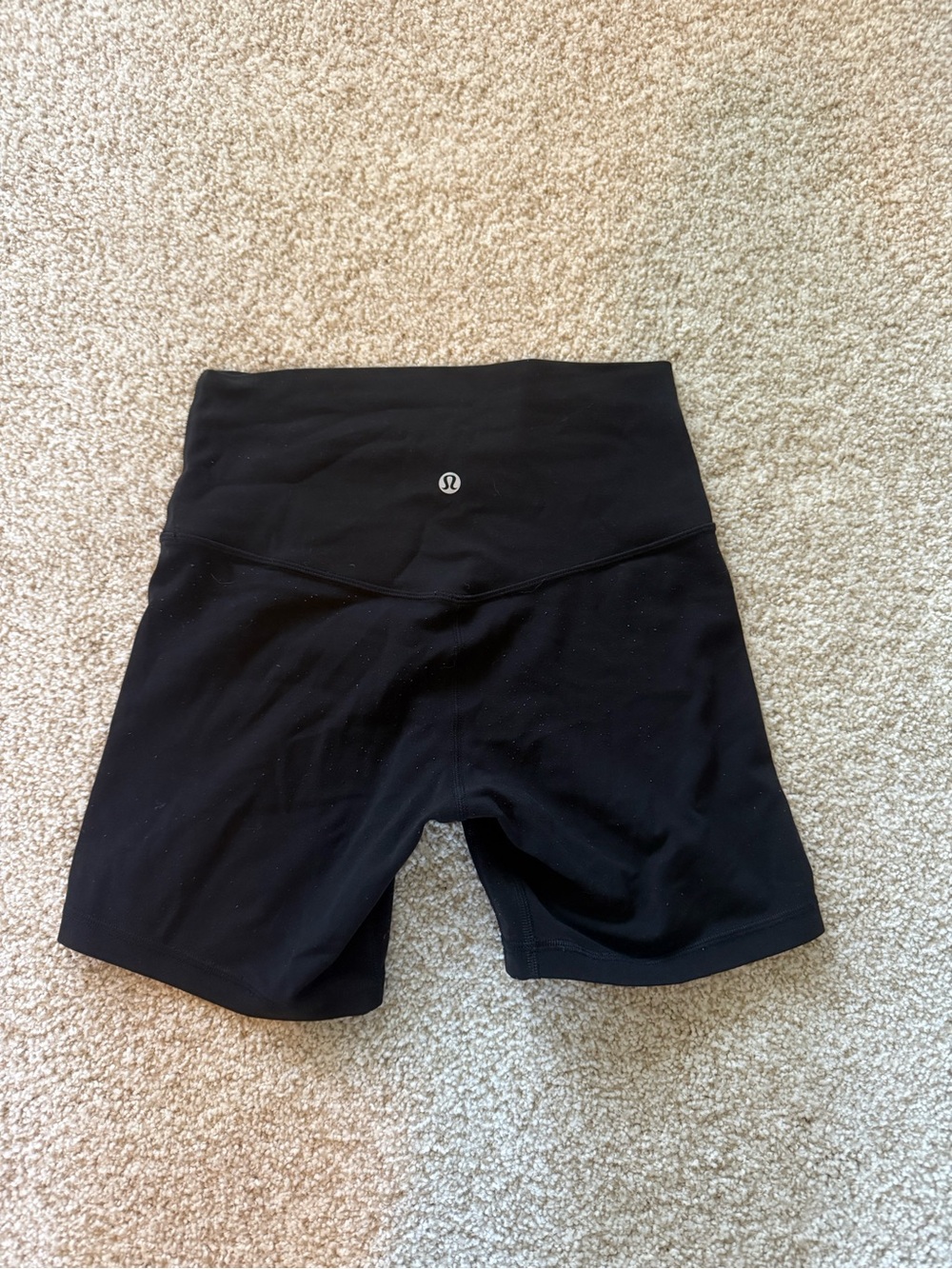 lululemon athletica Align Black High-Waist Bike Shorts 6”